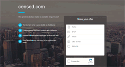 Desktop Screenshot of censed.com